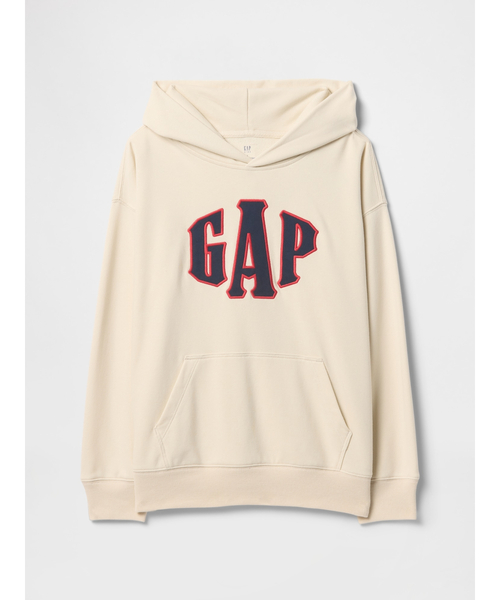 GAP(ギャップ)の「ヴィンテージソフト GAPロゴパーカー (キッズ)(パーカー・キッズ・ベージュ/ネイビー/レッド・140cm/110cm/150cm/120cm/130cm/160cm)」の1枚目の写真