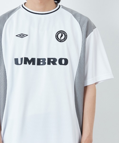 ト セール おすすめ UMBRO/アンブロ] 別注 ゲームTシャツ（Tシャツ メッシュ切替 ウェア