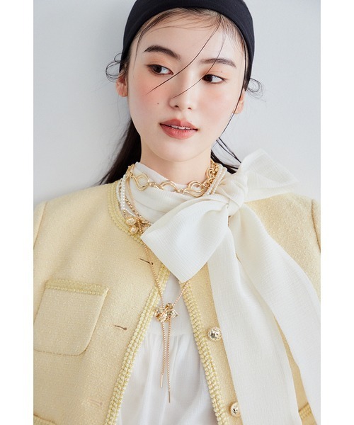 LILY BROWN（リリーブラウン）の「チョーカーネックレス（ネックレス・レディース・シルバー/ゴールド・FREE）」の4枚目の写真