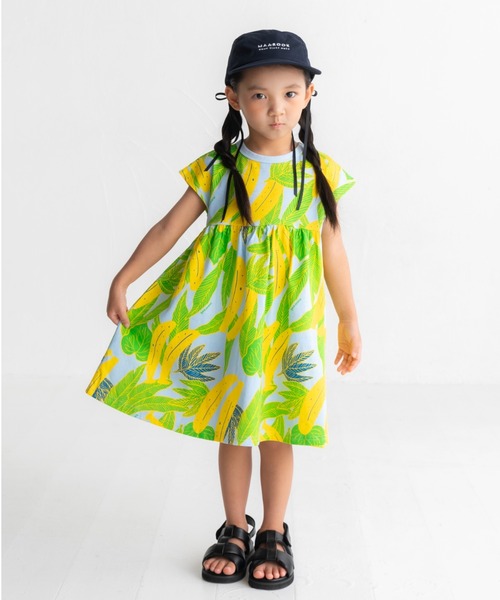 maarook ワンピース ボタニカル天竺ワンピース キッズ 子供服