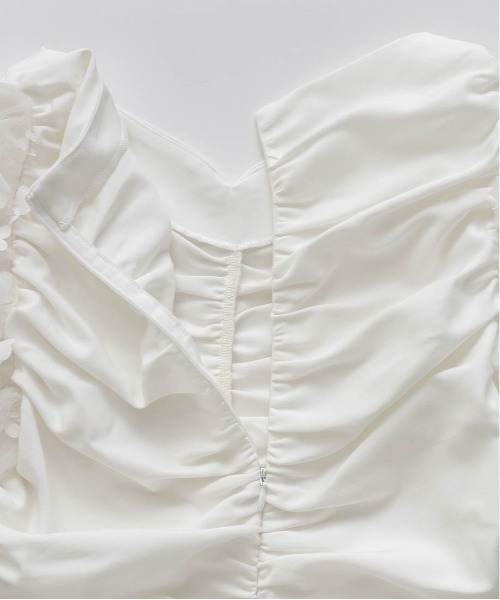 RANDA（ランダ）の「【Flower Collection】3Dフラワーシャーリングトップス（Tシャツ/カットソー・レディース・ベージュ/ブラック/ホワイト・FREE）」の22枚目の写真