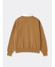 SOFTHYPHEN（ソフトハイフン）の「RUGBY COLLAR KNIT CARDIGAN（ニット