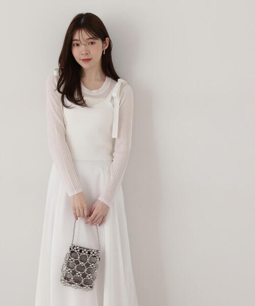 【カタログ掲載⭐︎クリーニング済⭐︎美品】ノーブルチェックシャツドレス　38 リボン 7975sbdzw_2310_1_i_03.jpg