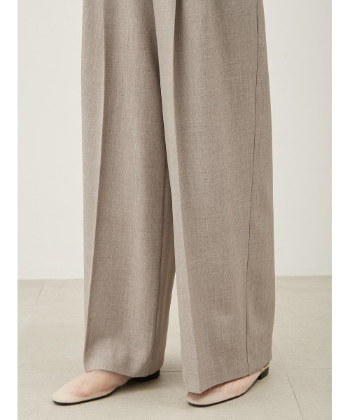 Mila Owen（ミラオーウェン）の「ドライタッチ2タックワイドパンツ（スラックス・レディース・その他/ピンク/ベージュ/ブラック・1/00/0）」の13枚目の写真