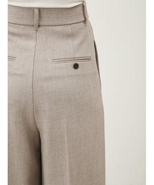 Mila Owen（ミラオーウェン）の「ドライタッチ2タックワイドパンツ（スラックス・レディース・その他/ピンク/ベージュ/ブラック・1/00/0）」の14枚目の写真