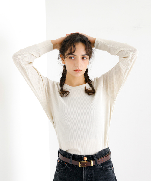 MASTER&Co(マスターアンドコー)の「【MASTER & CO】ブライドルレザーベルト / GOLDバックル / 24mm【WEB限定】(ベルト・レディース・ブラウン/ブラック・30)」の15枚目の写真