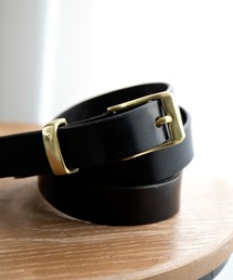 MASTER&Co | 【MASTER & CO】ブライドルレザーベルト / GOLDバックル / 24mm【WEB限定】(ベルト)