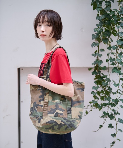 MASTER&Co（マスターアンドコー）の「【MASTER & CO】チノトートバッグ / 日本製 / レオパード / カモ / 迷彩 / A4可【WEB限定】（トートバッグ・レディース・その他1/その他2/ベージュ/ブラック・フリー）」の22枚目の写真