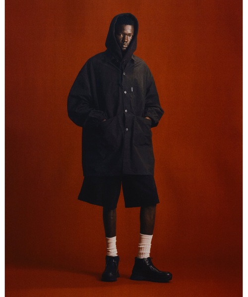 COOTIE PRODUCTIONS（クーティープロダクションズ）の「T/C Weather Error Fit Engineer Coat（カバーオール・メンズ・ブラウン/ブラック・LARGE/MEDIUM）」の3枚目の写真