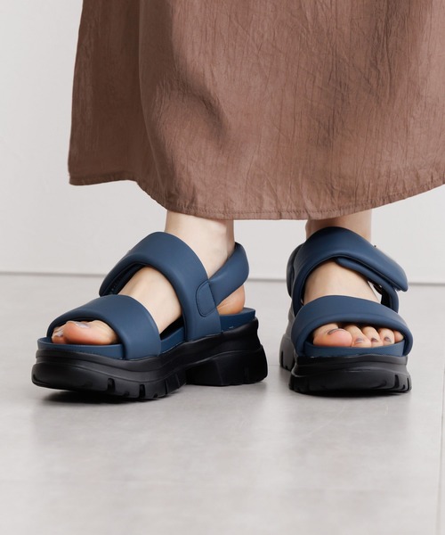 HIMIKO(ヒミコ)の「【HIMIKO】厚底パデットサンダル/651201(サンダル・レディース・ブラック/アイボリー/ブルー/ブラウン・X-LARGE/LARGE/MEDIUM/SMALL/X-SMALL/XX-LARGE)」の15枚目の写真