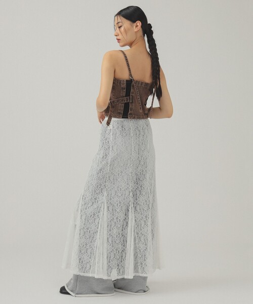 Ray BEAMS(レイビームス)の「ダメージ スウェット パンツ(スウェットパンツ・レディース・グレー/チャコールグレー/ピンク・0/1)」の7枚目の写真