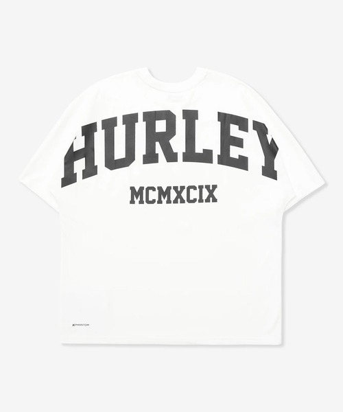 Hurley (ハーレー)の「Hurley/ハーレー 水着 ラッシュガード 半袖 Tシャツ UVカット 吸水速乾 水陸両用 MUSS251035(ラッシュガード・メンズ・ブラック/ホワイト/カーキ/グレイッシュブルー・M/L/XL)」の1枚目の写真