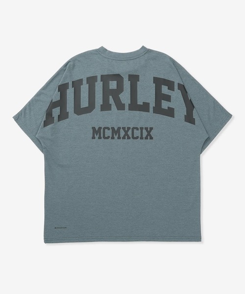 Hurley (ハーレー)の「Hurley/ハーレー 水着 ラッシュガード 半袖 Tシャツ UVカット 吸水速乾 水陸両用 MUSS251035(ラッシュガード・メンズ・ブラック/ホワイト/カーキ/グレイッシュブルー・M/L/XL)」の4枚目の写真