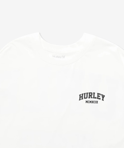 Hurley (ハーレー)の「Hurley/ハーレー 水着 ラッシュガード 半袖 Tシャツ UVカット 吸水速乾 水陸両用 MUSS251035(ラッシュガード・メンズ・ブラック/ホワイト/カーキ/グレイッシュブルー・M/L/XL)」の5枚目の写真