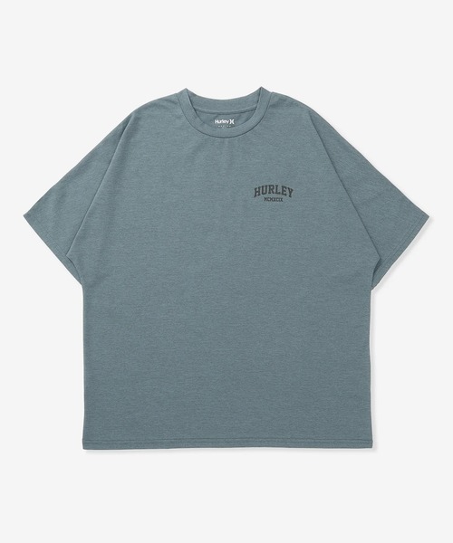 Hurley (ハーレー)の「Hurley/ハーレー 水着 ラッシュガード 半袖 Tシャツ UVカット 吸水速乾 水陸両用 MUSS251035(ラッシュガード・メンズ・ブラック/ホワイト/カーキ/グレイッシュブルー・M/L/XL)」の9枚目の写真