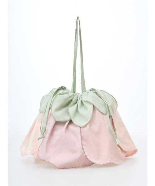 PINK HOUSE（ピンクハウス）の「スイートピー花びらフリルバッグ（トートバッグ・レディース・ブラック系その他/パープル系その他/ピンク系その他・フリー）」の7枚目の写真