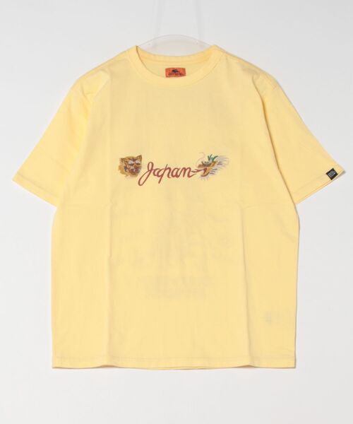 KRIFF MAYER(クリフメイヤー)の「スーベニアプリントT (龍)(Tシャツ/カットソー・メンズ・グレー/オフホワイト/コーラル/イエロー/チャコール・LARGE/X-LARGE/MEDIUM)」の1枚目の写真