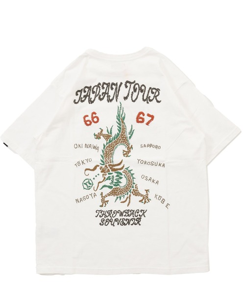 KRIFF MAYER(クリフメイヤー)の「スーベニアプリントT (龍)(Tシャツ/カットソー・メンズ・グレー/オフホワイト/コーラル/イエロー/チャコール・LARGE/X-LARGE/MEDIUM)」の3枚目の写真