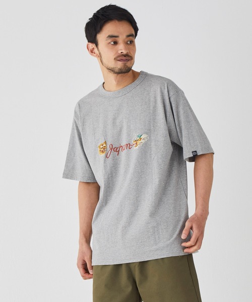 KRIFF MAYER(クリフメイヤー)の「スーベニアプリントT (龍)(Tシャツ/カットソー・メンズ・グレー/オフホワイト/コーラル/イエロー/チャコール・LARGE/X-LARGE/MEDIUM)」の8枚目の写真