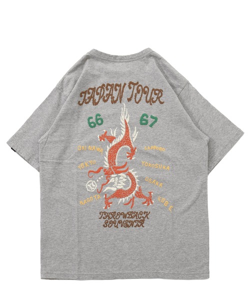 KRIFF MAYER(クリフメイヤー)の「スーベニアプリントT (龍)(Tシャツ/カットソー・メンズ・グレー/オフホワイト/コーラル/イエロー/チャコール・LARGE/X-LARGE/MEDIUM)」の17枚目の写真