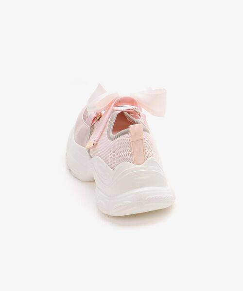 MAJESTIC LEGON(マジェスティックレゴン)の「ベルクロリボンスニーカー(スニーカー・レディース・ブラック/ピンク/オフホワイト・SMALL/MEDIUM/LARGE/X-LARGE)」の18枚目の写真