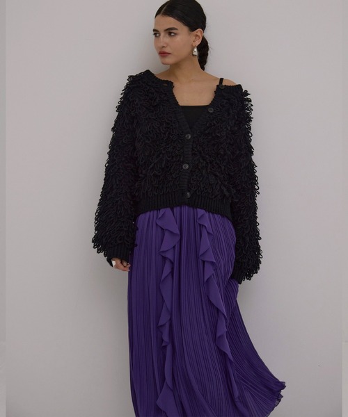 Pleat Ruffle Mellow Skirt（スカート）｜MIELI INVARIANT（ミエリイン 