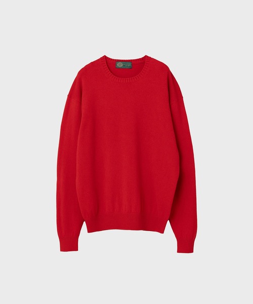 gim context（ジムコンテキスト）の「Cashmere Long Sleeve Knit T-shirt（ニット/セーター・メンズ・レッド/ブラック/ブルー・XL/M）」の3枚目の写真