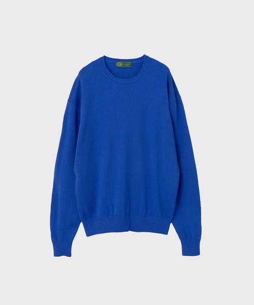 gim context（ジムコンテキスト）の「Cashmere Long Sleeve Knit T-shirt（ニット/セーター・メンズ・レッド/ブラック/ブルー・XL/M）」の2枚目の写真
