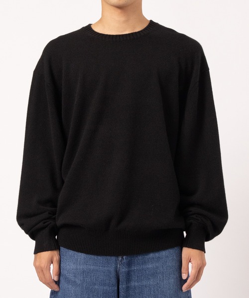 gim context（ジムコンテキスト）の「Cashmere Long Sleeve Knit T-shirt（ニット/セーター・メンズ・レッド/ブラック/ブルー・XL/M）」の14枚目の写真