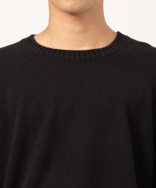 gim context（ジムコンテキスト）の「Cashmere Long Sleeve Knit T-shirt（ニット/セーター・メンズ・レッド/ブラック/ブルー・XL/M）」の11枚目の写真