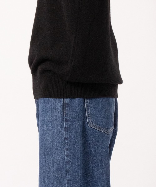 gim context（ジムコンテキスト）の「Cashmere Long Sleeve Knit T-shirt（ニット/セーター・メンズ・レッド/ブラック/ブルー・XL/M）」の9枚目の写真
