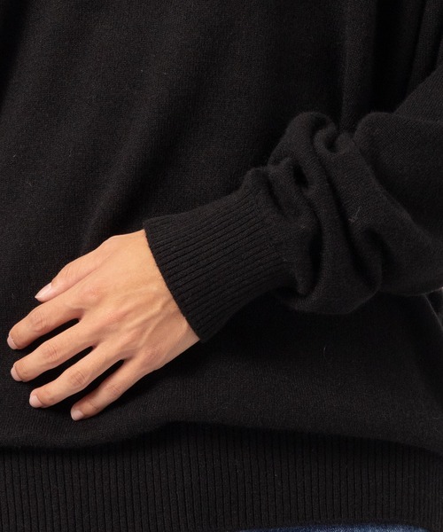 gim context（ジムコンテキスト）の「Cashmere Long Sleeve Knit T-shirt（ニット/セーター・メンズ・レッド/ブラック/ブルー・XL/M）」の7枚目の写真
