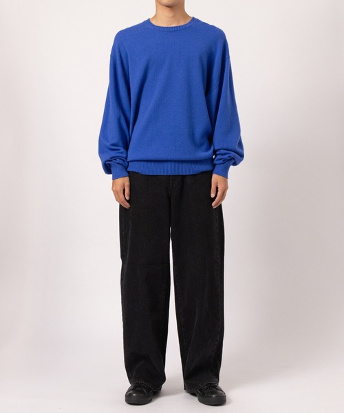 gim context（ジムコンテキスト）の「Cashmere Long Sleeve Knit T-shirt（ニット/セーター・メンズ・レッド/ブラック/ブルー・XL/M）」の6枚目の写真