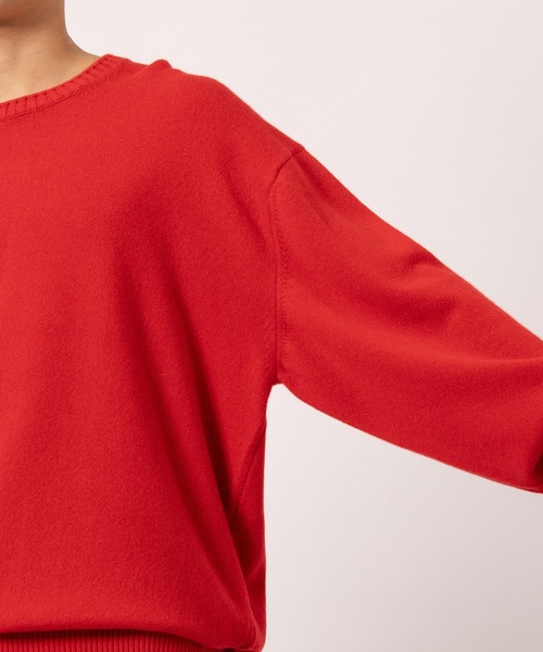 gim context（ジムコンテキスト）の「Cashmere Long Sleeve Knit T-shirt（ニット/セーター・メンズ・レッド/ブラック/ブルー・XL/M）」の19枚目の写真
