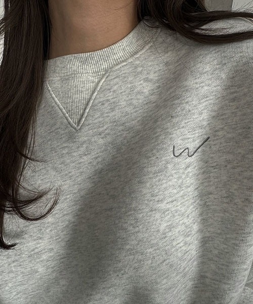 WILLFULLY（ウィルフリー）の「one point embroidery stud sweat tops（スウェット・レディース・セージグリーン/オートミール/ベージュ系その他・FREE）」の10枚目の写真