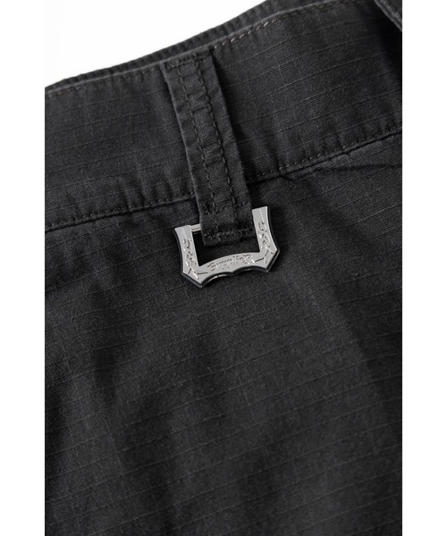 ショーツ｜Cross Leather Patch Baggy Shorts｜SUPPLIER（カーゴ
