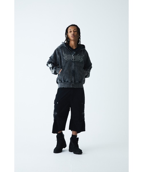 CHALLENGER バギーショーツWASHED BLACK XL CHALLENGER 「BAGGY SHORTS」 バギーデニムショーツ
