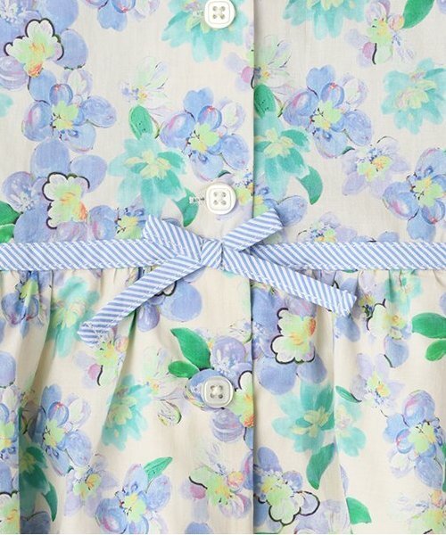 sense of wonder（センスオブワンダー）の「ブロードプリントワンピース（シャツワンピース・キッズ・ブルー/ラベンダー・80ｃｍ/90cm/100cm/110cm/120cm/130cm）」の6枚目の写真