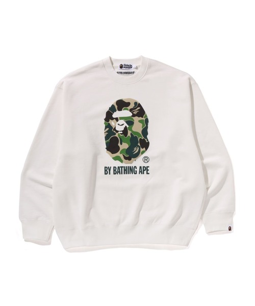 A BATHING APE(アベイシングエイプ)の「ABC CAMO APE HEAD RELAX FIT CREWNECK SWEATSHIRT(スウェット・メンズ・ブラック/アイボリー/グレー・MEDIUM/X-LARGE/SMALL/LARGE/XX-LARGE)」の2枚目の写真