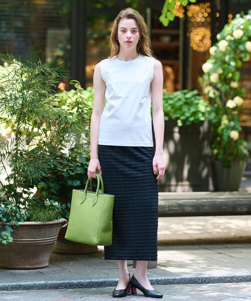 セール】【ウエストゴム/洗える】フリルジャージスカート（スカート