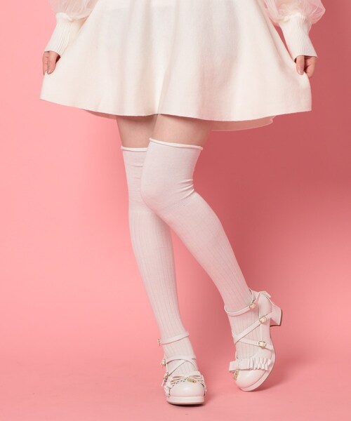 cs T&P（シーエスティーアンドピー）の「インフルエンサーコラボロリータクマさんパンプス（パンプス・レディース・ブラック/ホワイト/レッド系1・M/S/LL/L）」の21枚目の写真