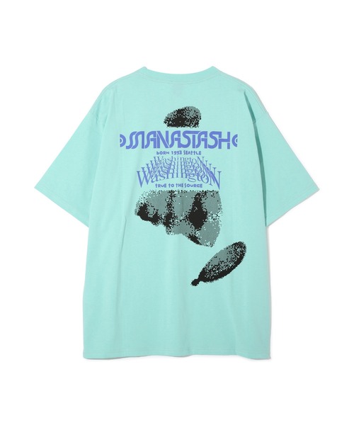 MANASTASH（マナスタッシュ）の「MANASTASH/マナスタッシュ/CiTee TIMESCAPE（Tシャツ/カットソー・メンズ・ミント/ホワイト/ブラック・XL/L/M/S）」の3枚目の写真