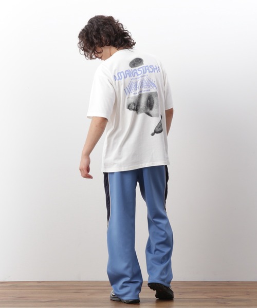 MANASTASH（マナスタッシュ）の「MANASTASH/マナスタッシュ/CiTee TIMESCAPE（Tシャツ/カットソー・メンズ・ミント/ホワイト/ブラック・XL/L/M/S）」の5枚目の写真