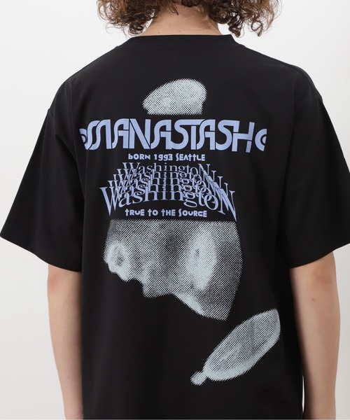 MANASTASH（マナスタッシュ）の「MANASTASH/マナスタッシュ/CiTee TIMESCAPE（Tシャツ/カットソー・メンズ・ミント/ホワイト/ブラック・XL/L/M/S）」の20枚目の写真