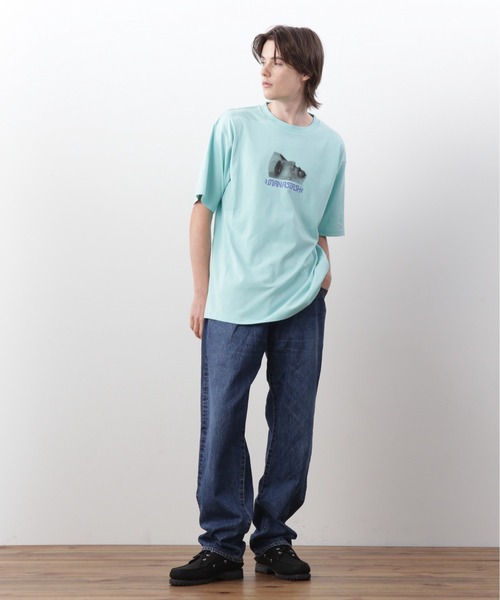 MANASTASH（マナスタッシュ）の「MANASTASH/マナスタッシュ/CiTee TIMESCAPE（Tシャツ/カットソー・メンズ・ミント/ホワイト/ブラック・XL/L/M/S）」の8枚目の写真