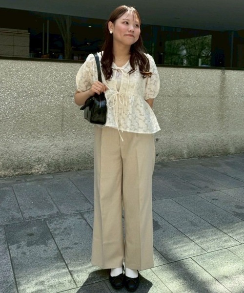 本日価格！ワッフルチェックパンツ(値札付き) ワッフルアメリカンスリーブ | ファッション通販サイト NUGU