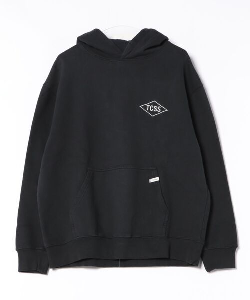 TCSS（ティーシーエスエス）の「HOODIECritical Slideクリティカルスライド(TCSS)ブランドロゴデザインフード付きプルパーカー（パーカー・メンズ・ホワイト/ブラック・LARGE/MEDIUM/X-LARGE）」の2枚目の写真