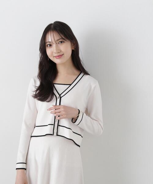 PROPORTION BODY DRESSING（プロポーションボディドレッシング）の「バイカラーアンサンブルニットワンピ / 1215140403（ワンピース・レディース・ネイビー/ホワイト系その他/ブルー・MEDIUM/SMALL）」の18枚目の写真