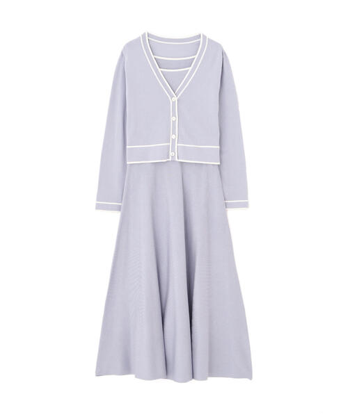 PROPORTION BODY DRESSING（プロポーションボディドレッシング）の「バイカラーアンサンブルニットワンピ / 1215140403（ワンピース・レディース・ネイビー/ホワイト系その他/ブルー・MEDIUM/SMALL）」の12枚目の写真