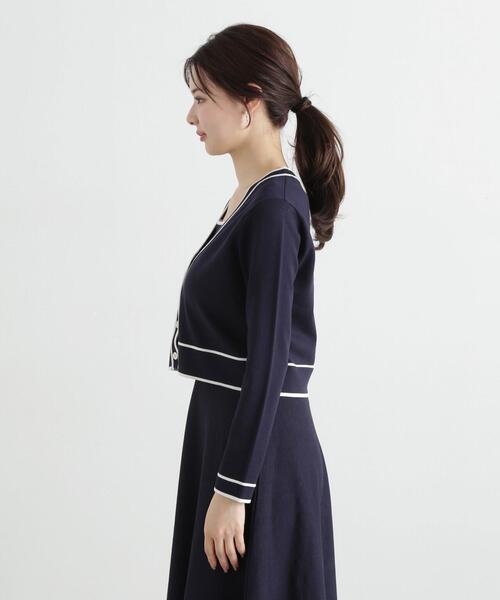 バイカラーアンサンブルニットワンピース SFY0329C PROPORTION BODY DRESSING ワンピース バイカラーアンサンブル
